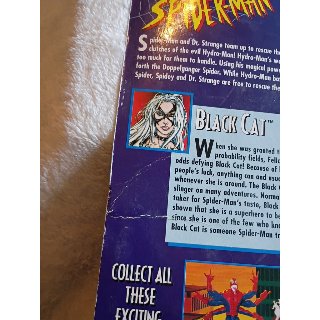 Spider-Wars Black Cat Action Figure New 1996 Spider-man Marvel Sealed Nib