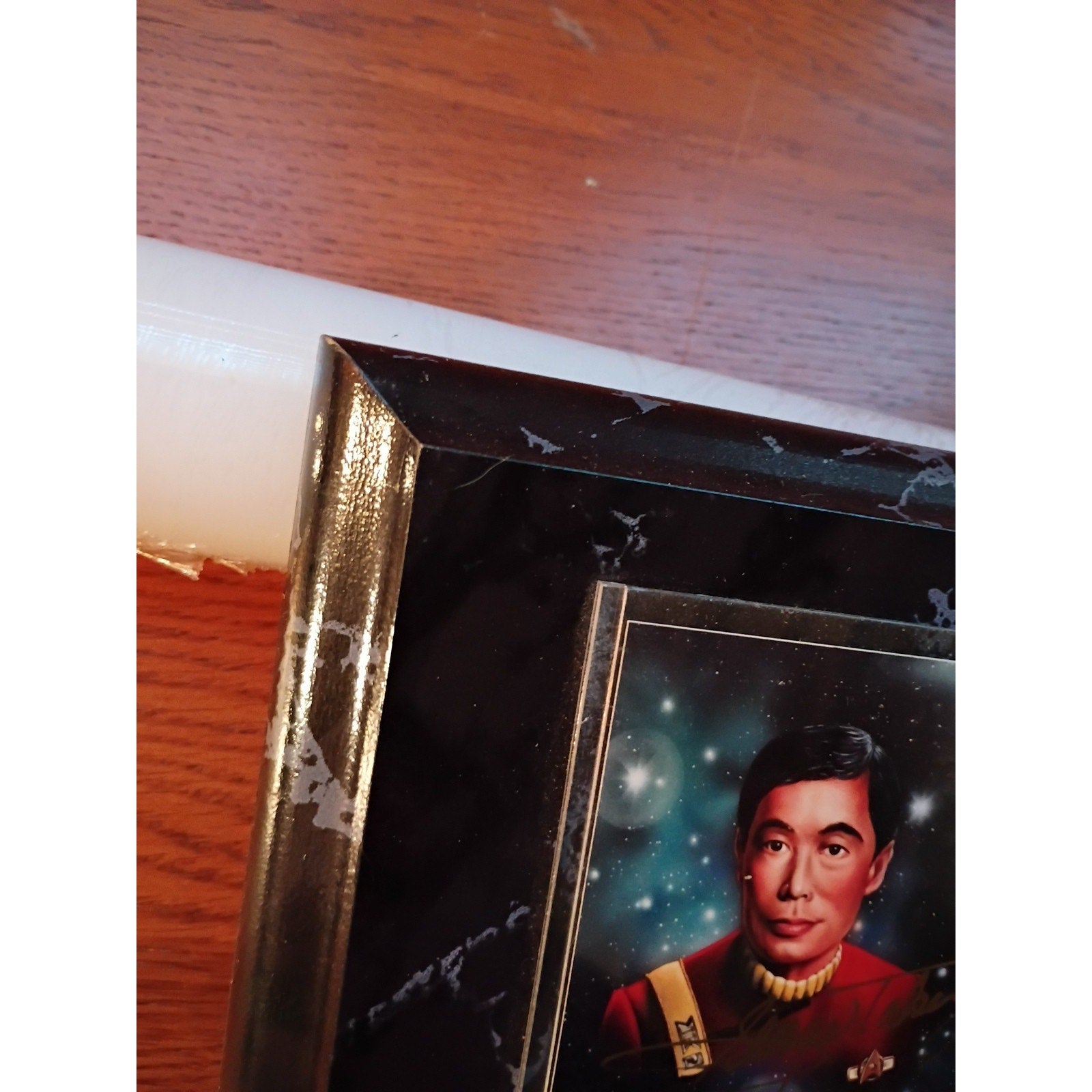 🔥 Star Trek "Fab Four" Plaque, Autographed - Doohan, Koenig, Takei, and Nichols