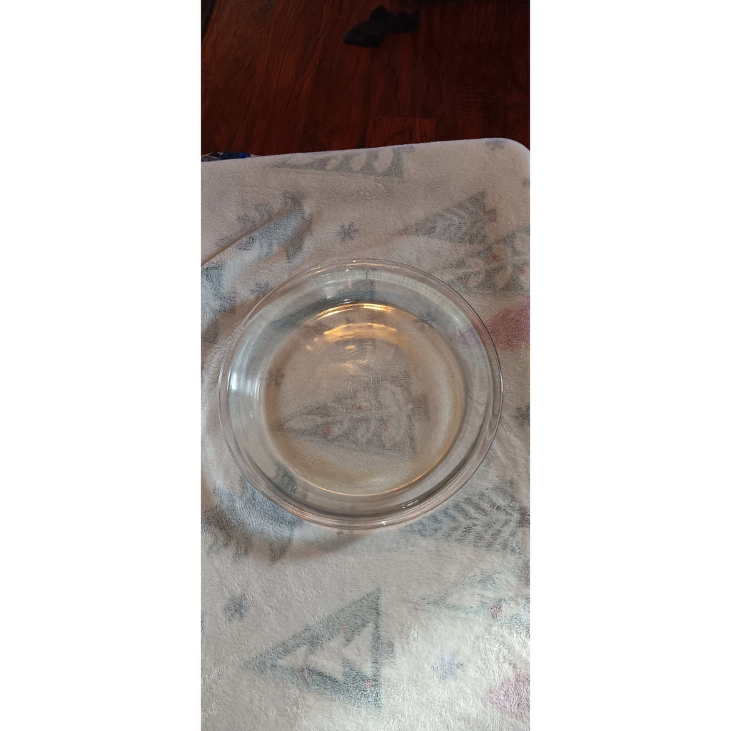 Anchor Hocking 9" Inch Round Clear Glass .75Qt Pie Plate Dish