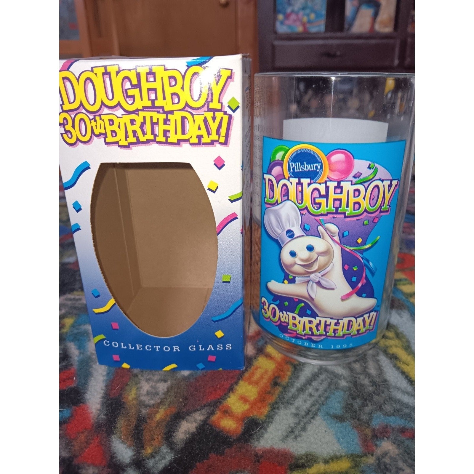 PILLSBURY Doughboy 1995 Collector Plastic TUMBLER 30th Anniversary/Birthday NIB