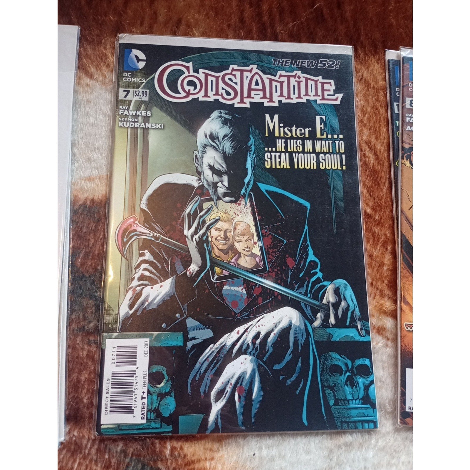 Constantine New 52 Comic Lot Of 6 Issues #1-3, 7,8,10 DC Vf To NM
