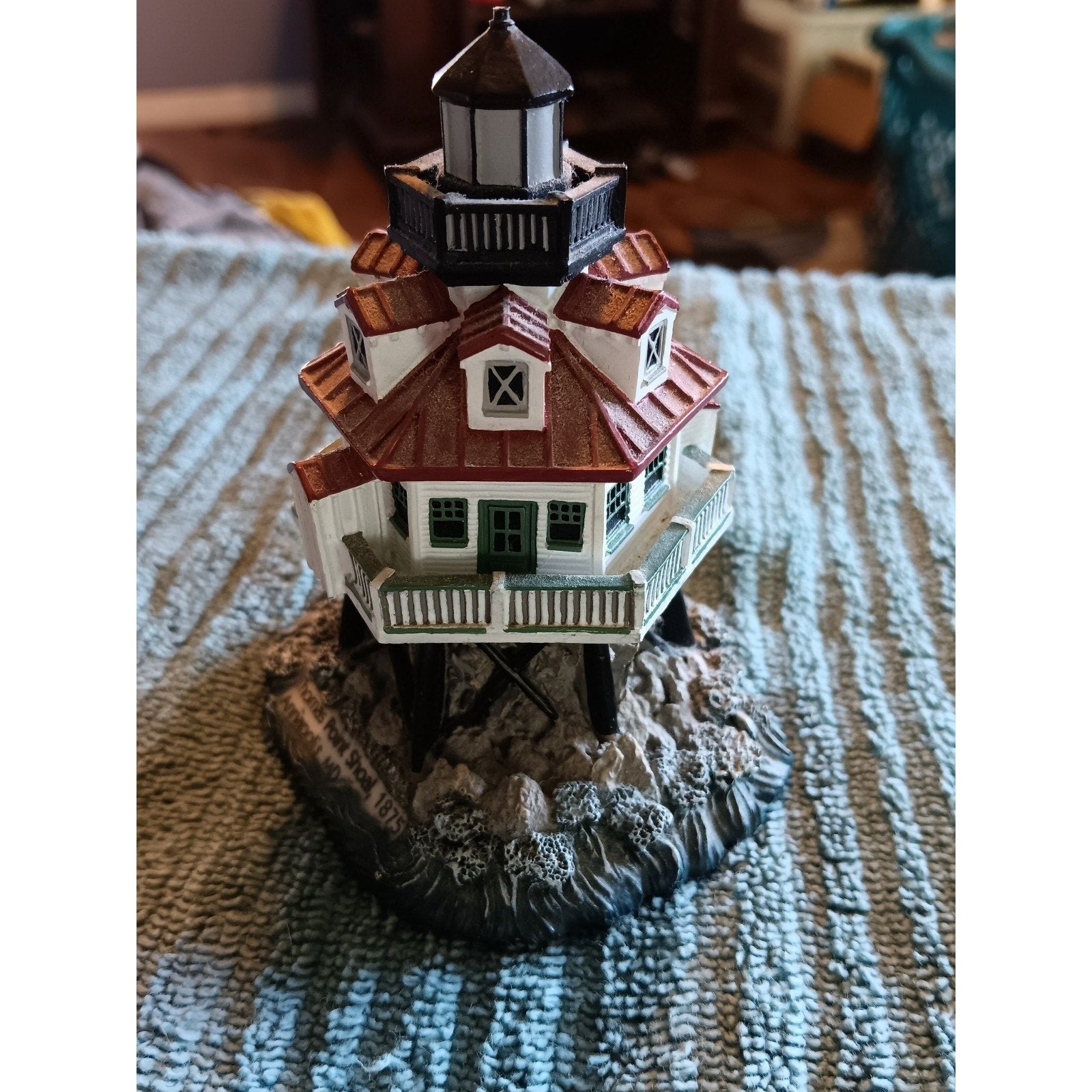 Vintage Lefton Historic American Lighthouse Thomas Point CCM 12210