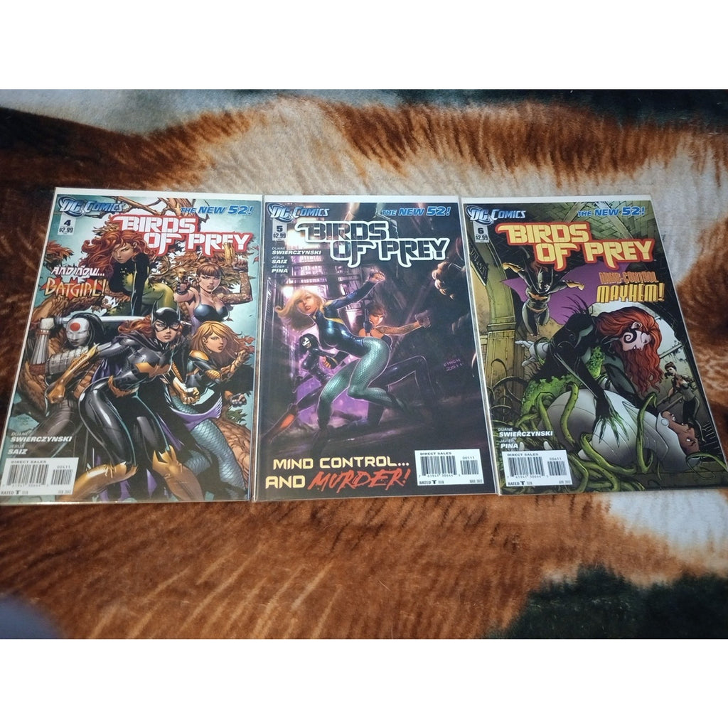 BIRDS OF PREY New 52 Lot Of 11 #1-10,21 DC'S NEW 52 VF To NM