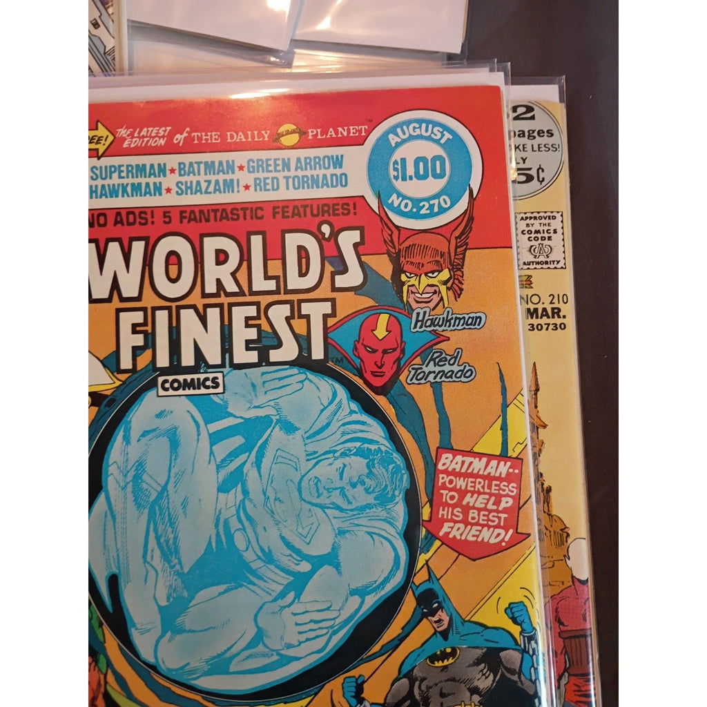 World's Finest Comics #210, 262, 270, 278 (DC Comics, April 1982) VF Lot of 4