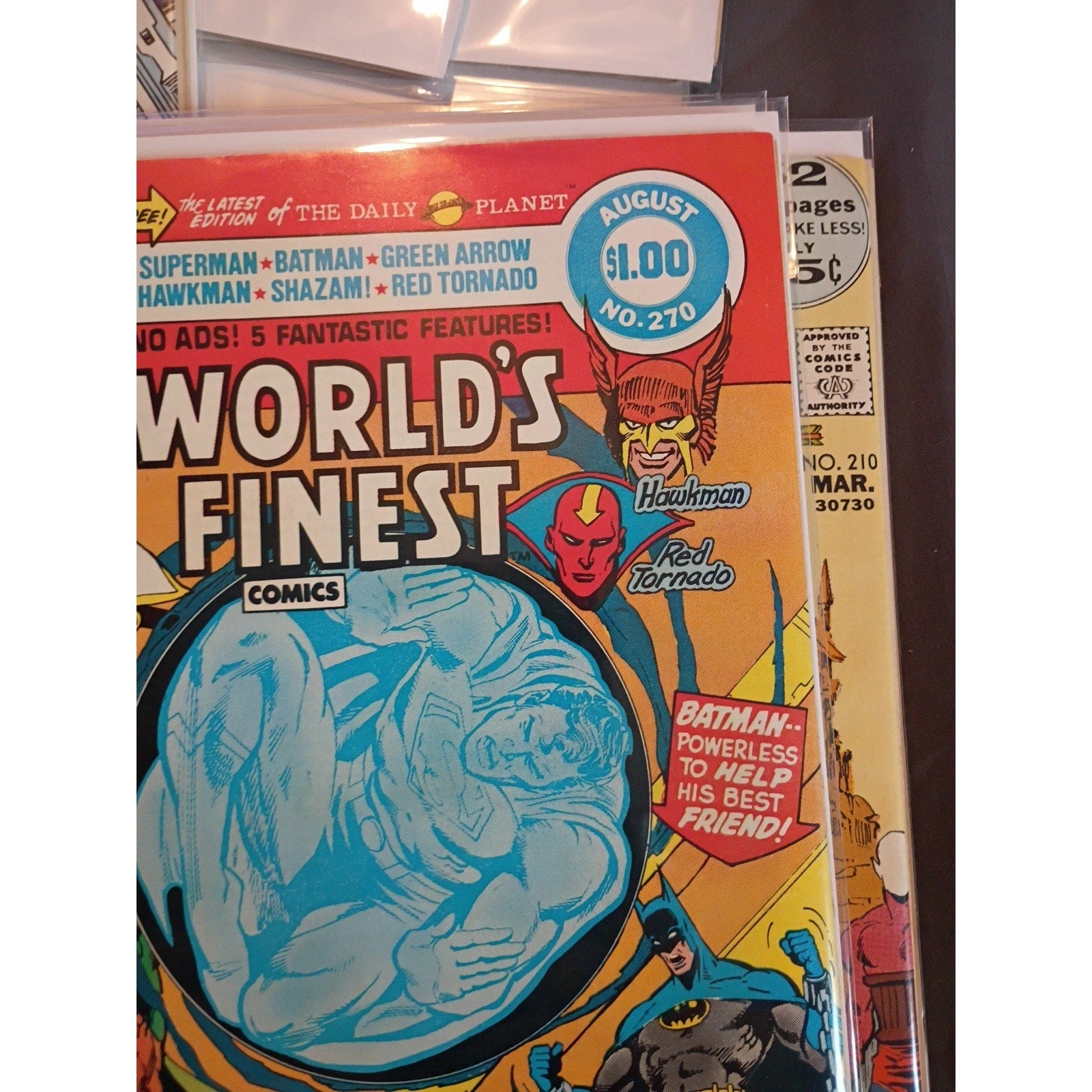 World's Finest Comics #210, 262, 270, 278 (DC Comics, April 1982) VF Lot of 4