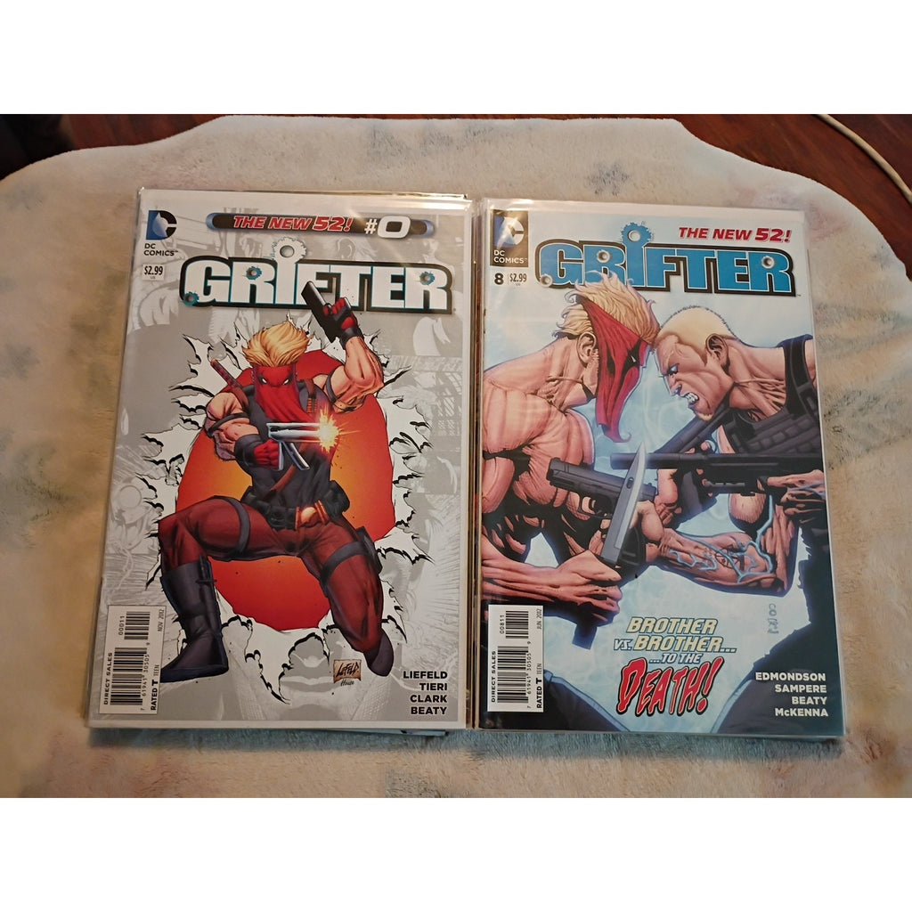 Grifter #0 1-16 Complete Set 2011 DC New 52 Series Liefeld VF To NM Comics