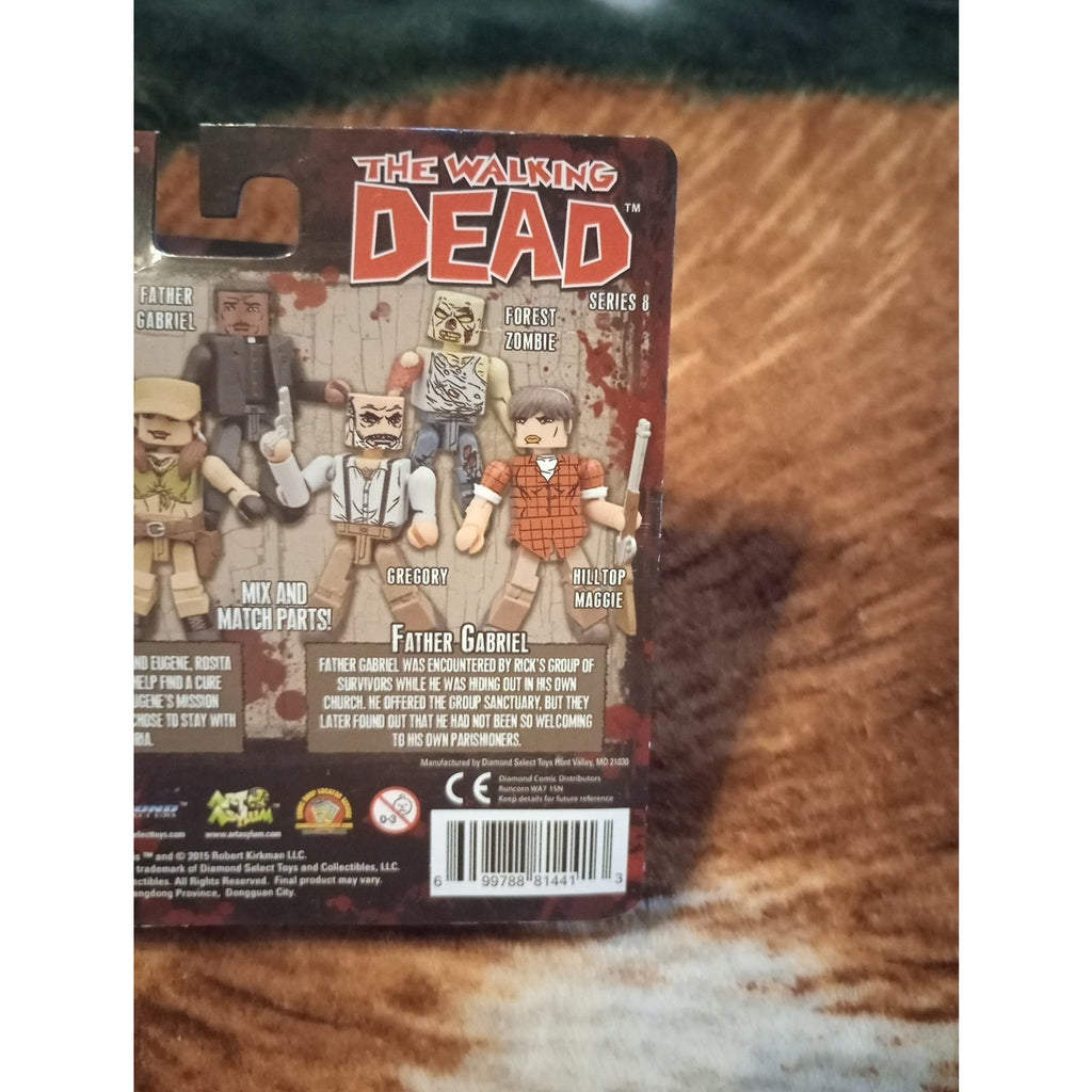 The Walking Dead Minimates Wave 08 Rosita And Father Gabriel Two Pack Brand New