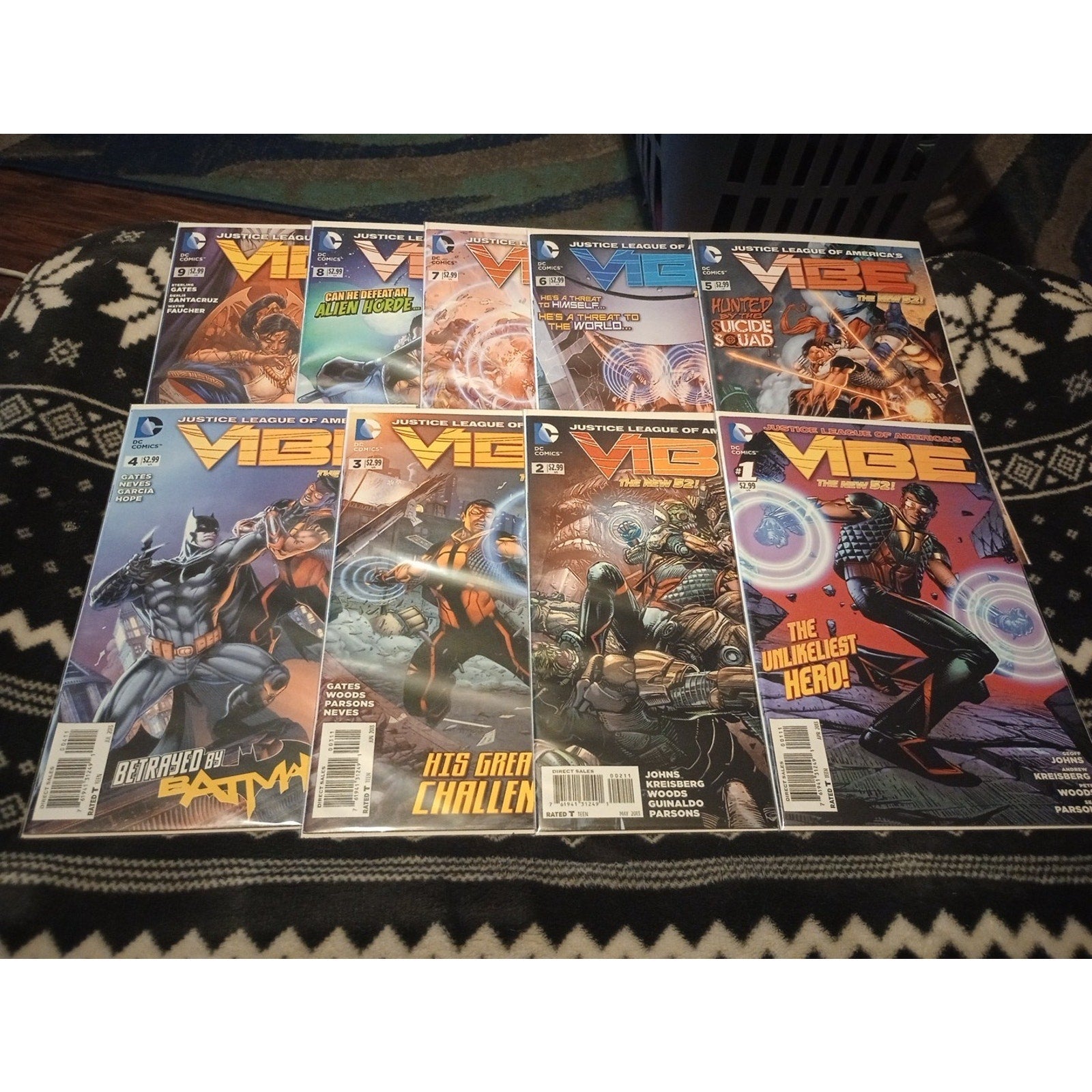 Justice League of America's Vibe #1-9 2013 DC Comics High Grade NM Full Run