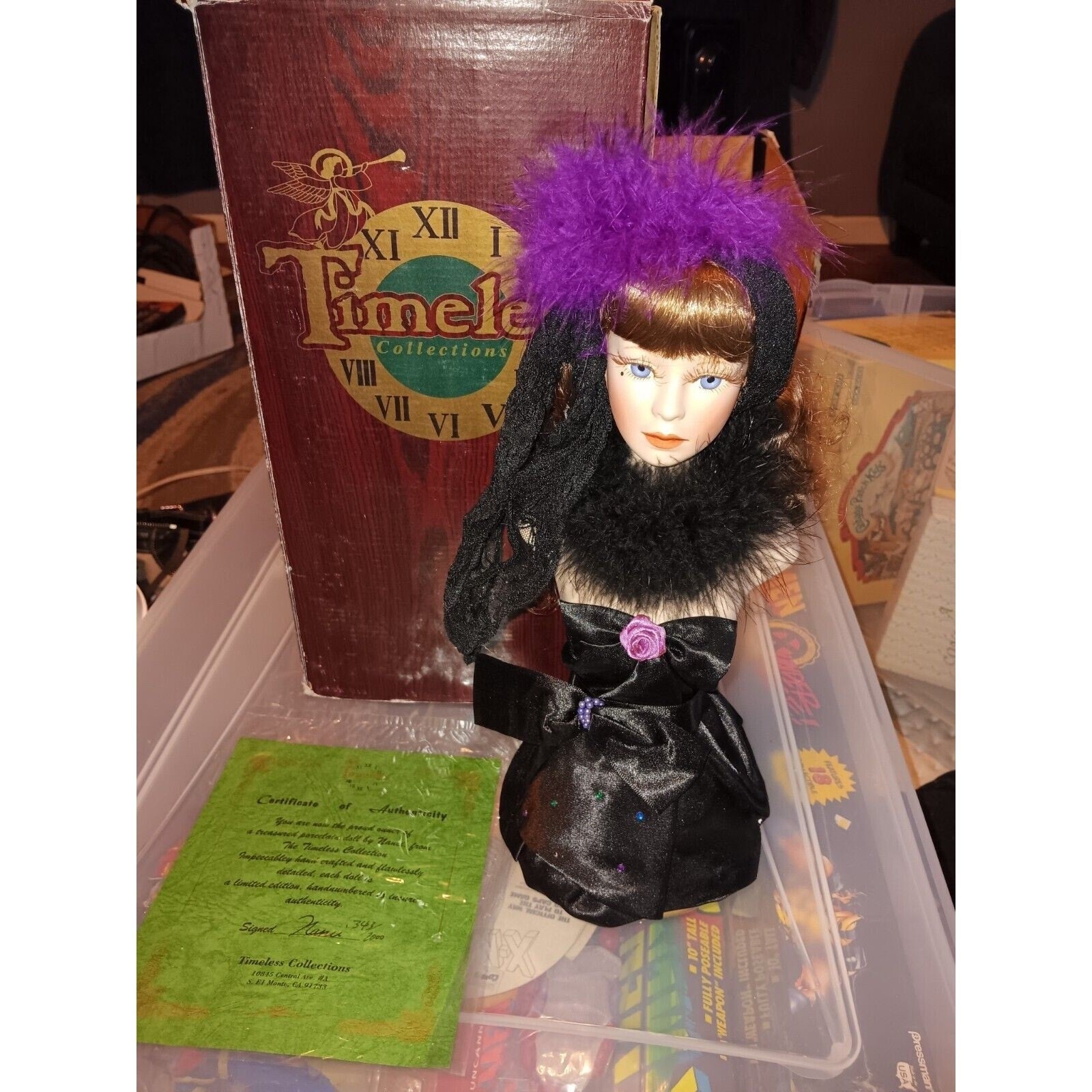 Timeless Collections Limited Edition Porcelain Handcrafted Doll Bust Nanci 12"