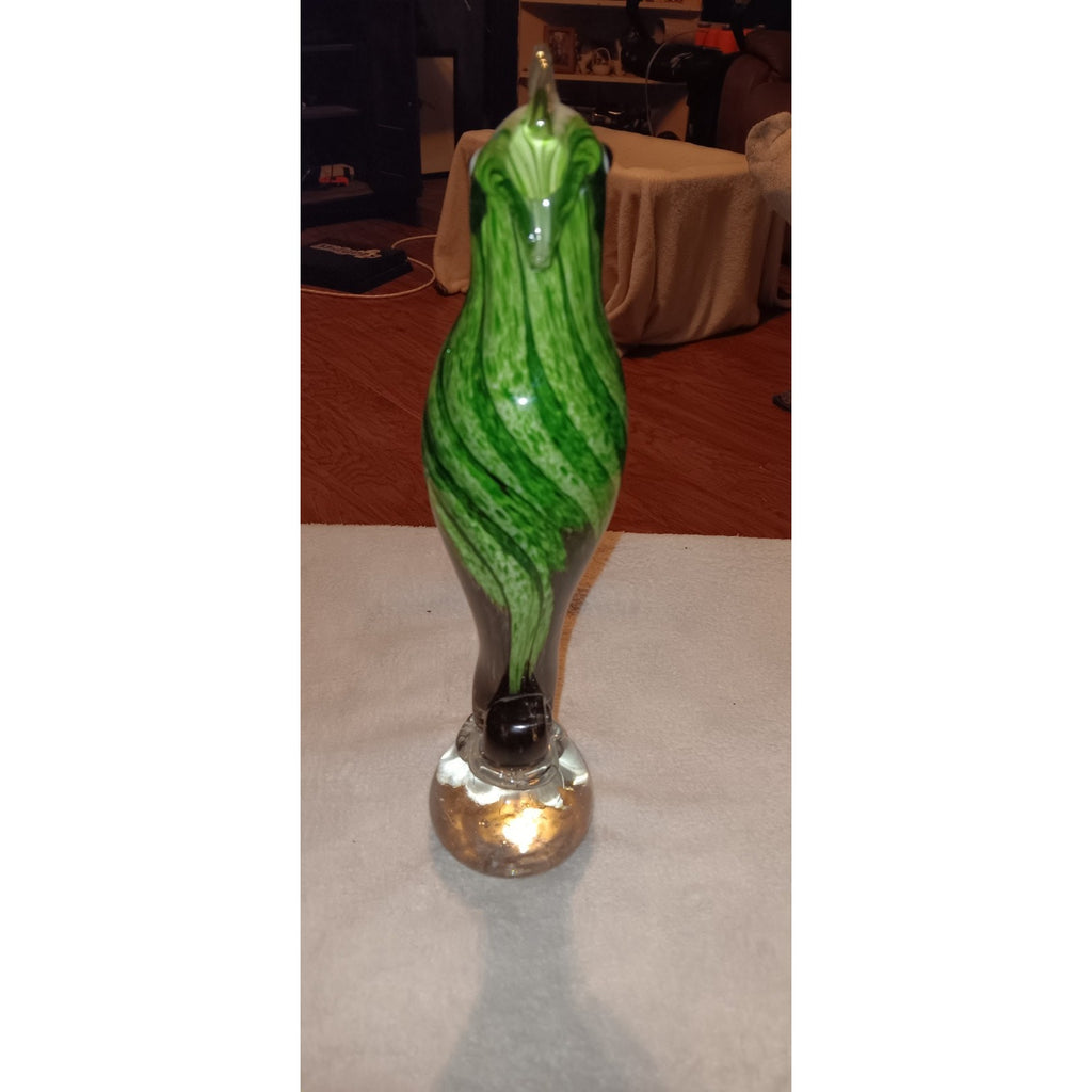 FLAWLESS Stunning Multi Color Crystal Figurine MURANO Italian SEAHORSE Sculpture