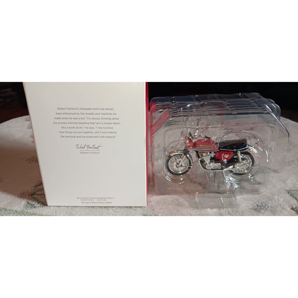 New in Box HONDA 1969 CB750 MOTORCYCLE 2018 HALLMARK ORNAMENT, NOS, collectable