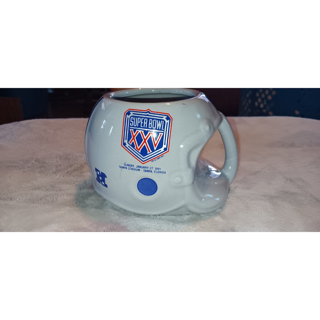 1991 Super Bowl XXV Helmet Mug NFL Sports Concepts New York Giants Buffalo Bills