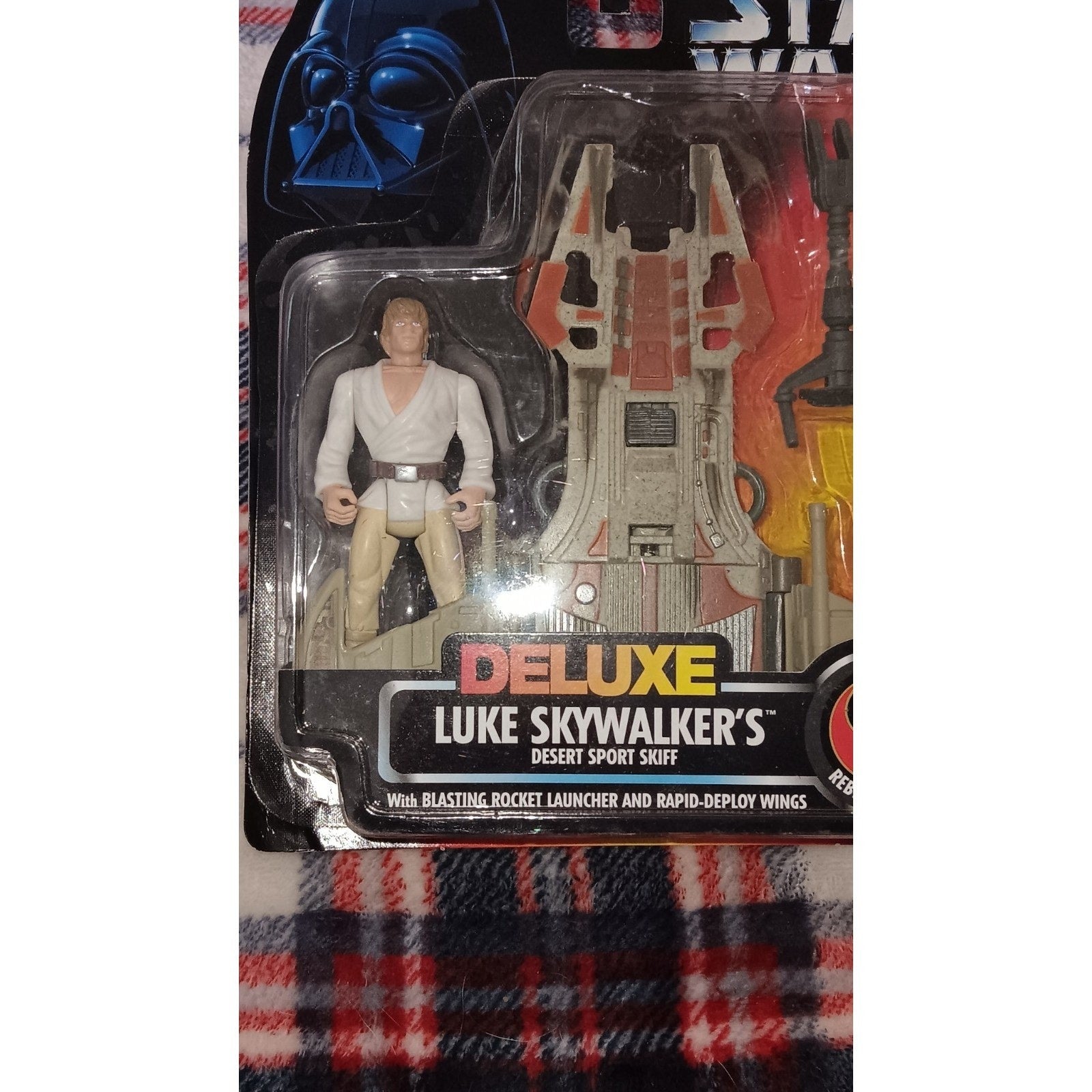 Star Wars Deluxe Luke Skywalker's Desert Sport Skiff Rebel Alliance 1996 NEW