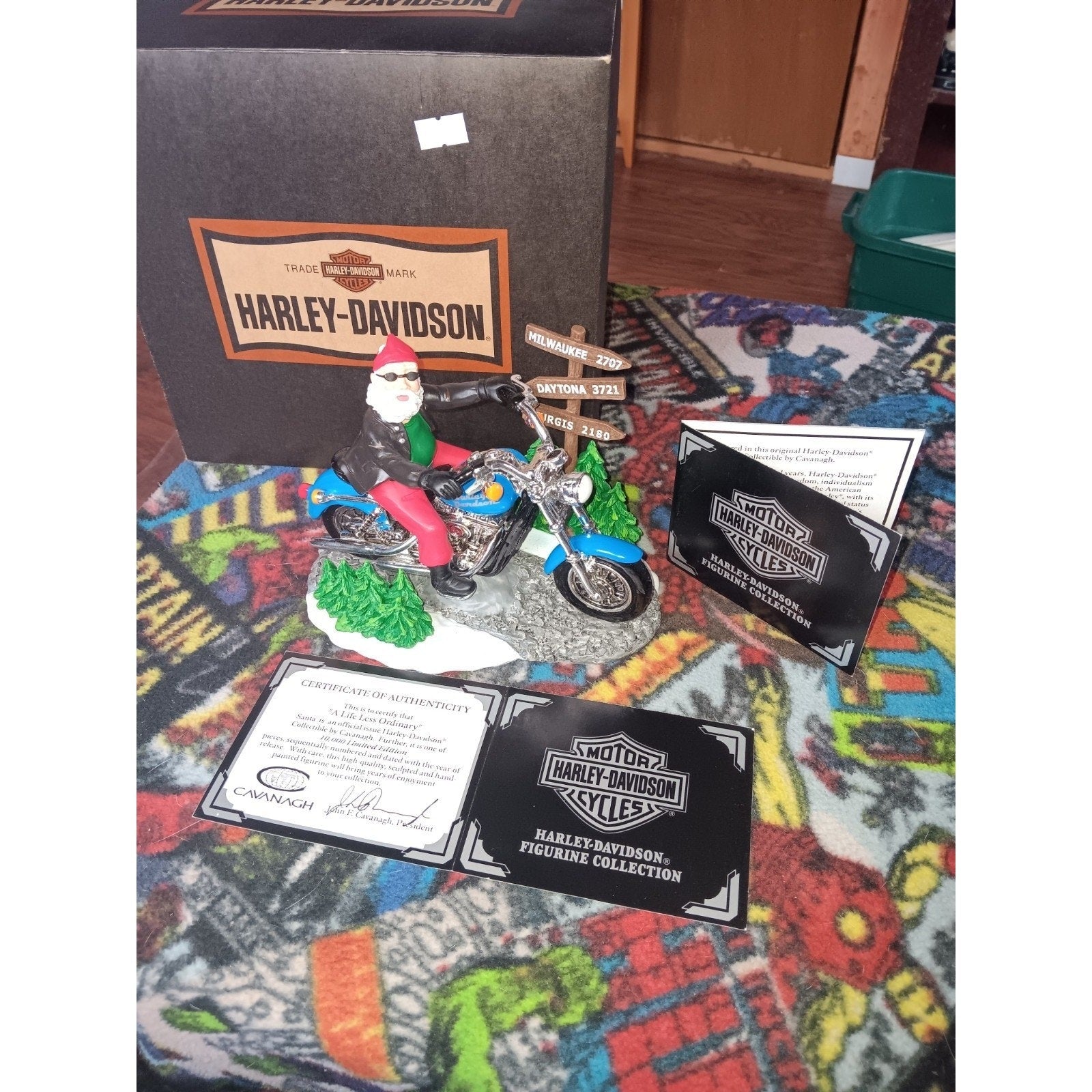 Santa on a Bike "A Life Less Ordinary" Harley Davidson *Limited Edition