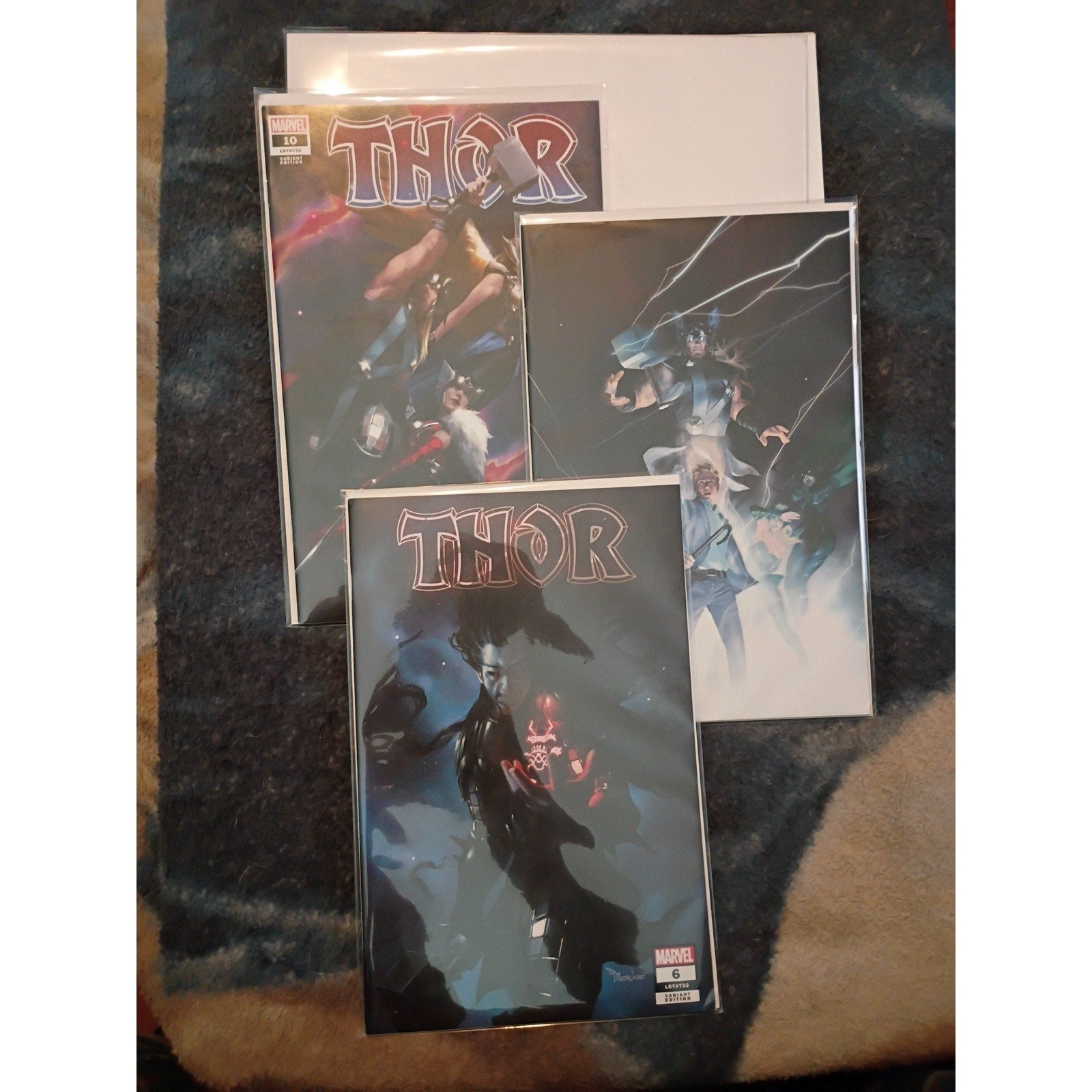 THOR #6, 9, 10MIGUEL MERCADO VIRGIN & TD VARIANT COVERs 2021 Lot Of 3 Variants