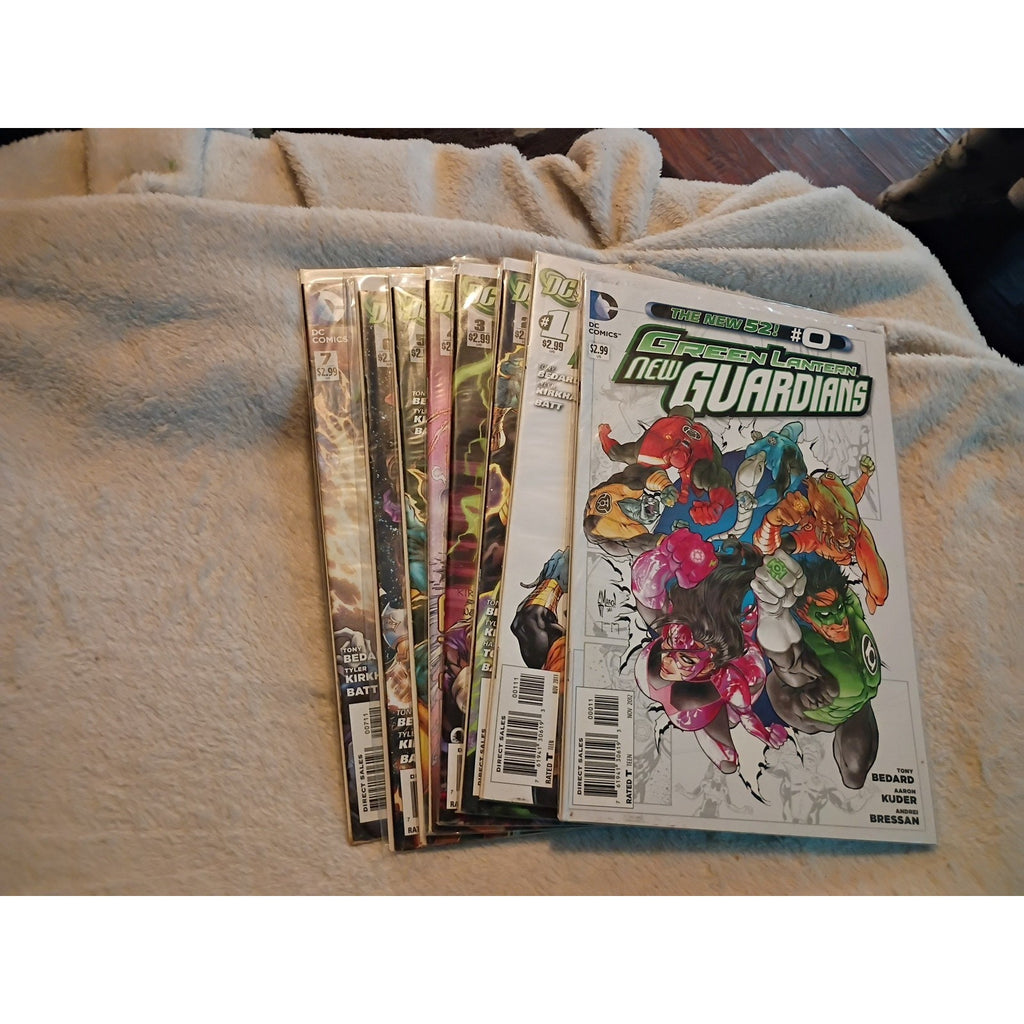 Green Lantern New Guardians New 52 DC #0-7 Comics Lot of 8 Comics VF To NM