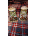 VTG. HAND PAINTED GOLD DECOR NIPPON SALT & PEPPERS - JAPAN Moriage Floral