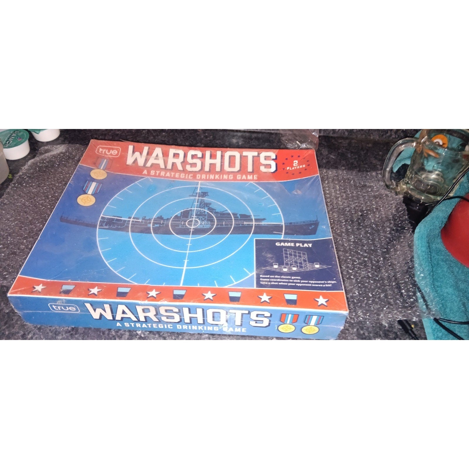 Warshots A Strategic ADULT Drinking Board Game New In Box READ DESCRIPTION
