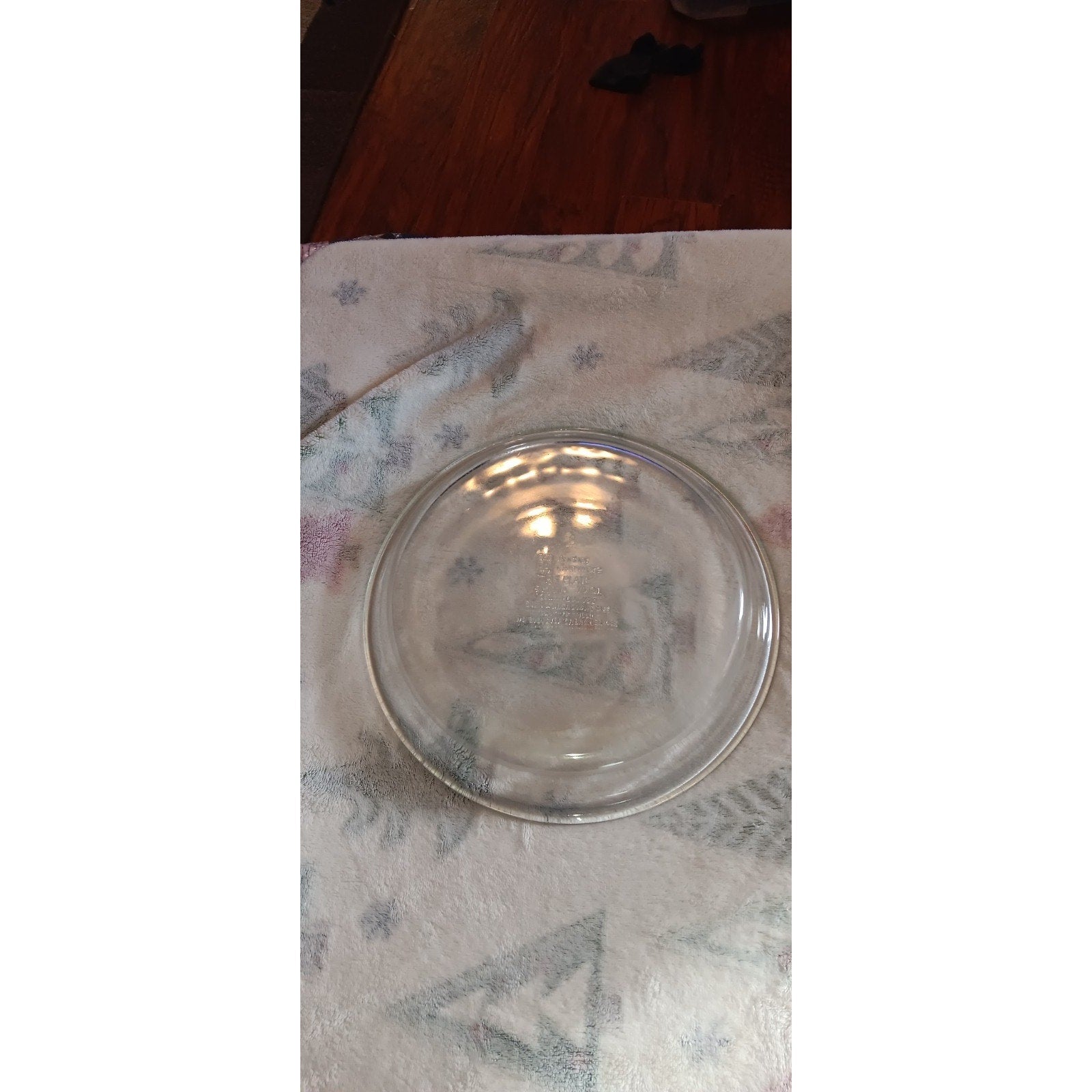 Anchor Hocking 9" Inch Round Clear Glass .75Qt Pie Plate Dish