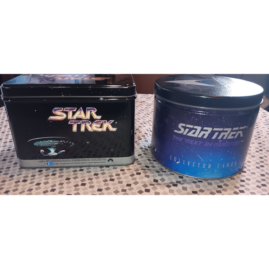 Star Trek The Next Generation Factory Set Lot 1991 1992 Sealed Tin Impel Skybox