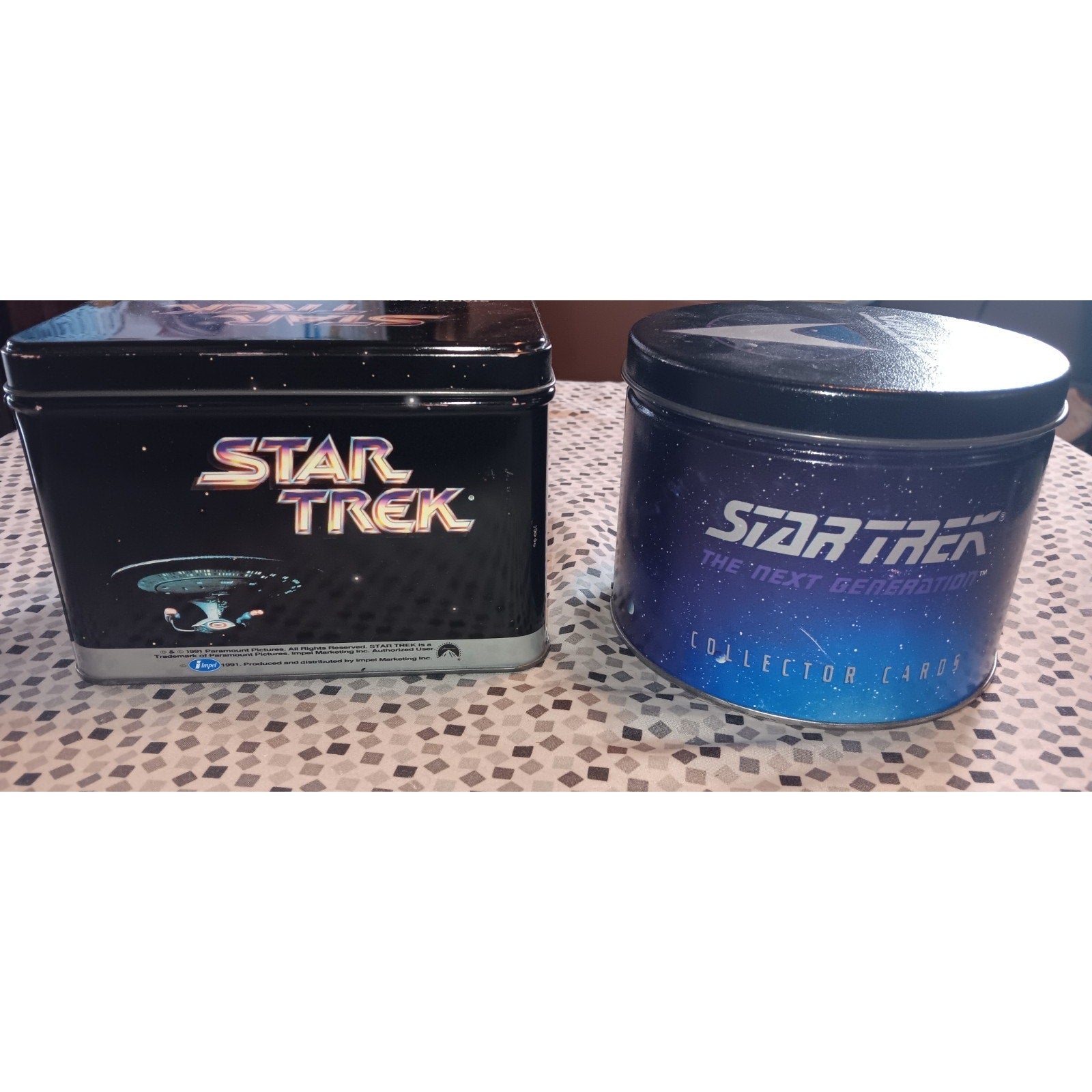 Star Trek The Next Generation Factory Set Lot 1991 1992 Sealed Tin Impel Skybox