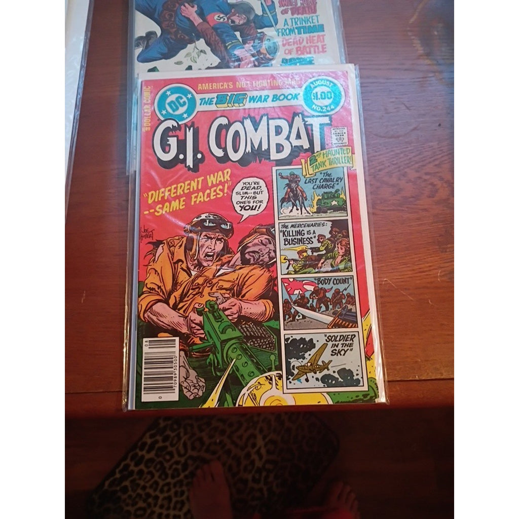 G.I. Combat Lot Of 15 #195-282 Haunted Tank 1976 DC Comics Low To Mid Grade