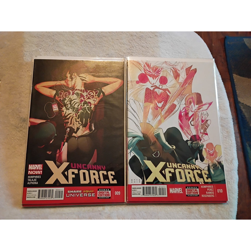 Uncanny X-Force #1-11 Full Run Marvel Comics Lot Of 11 VF To NM Bishop Psylocke