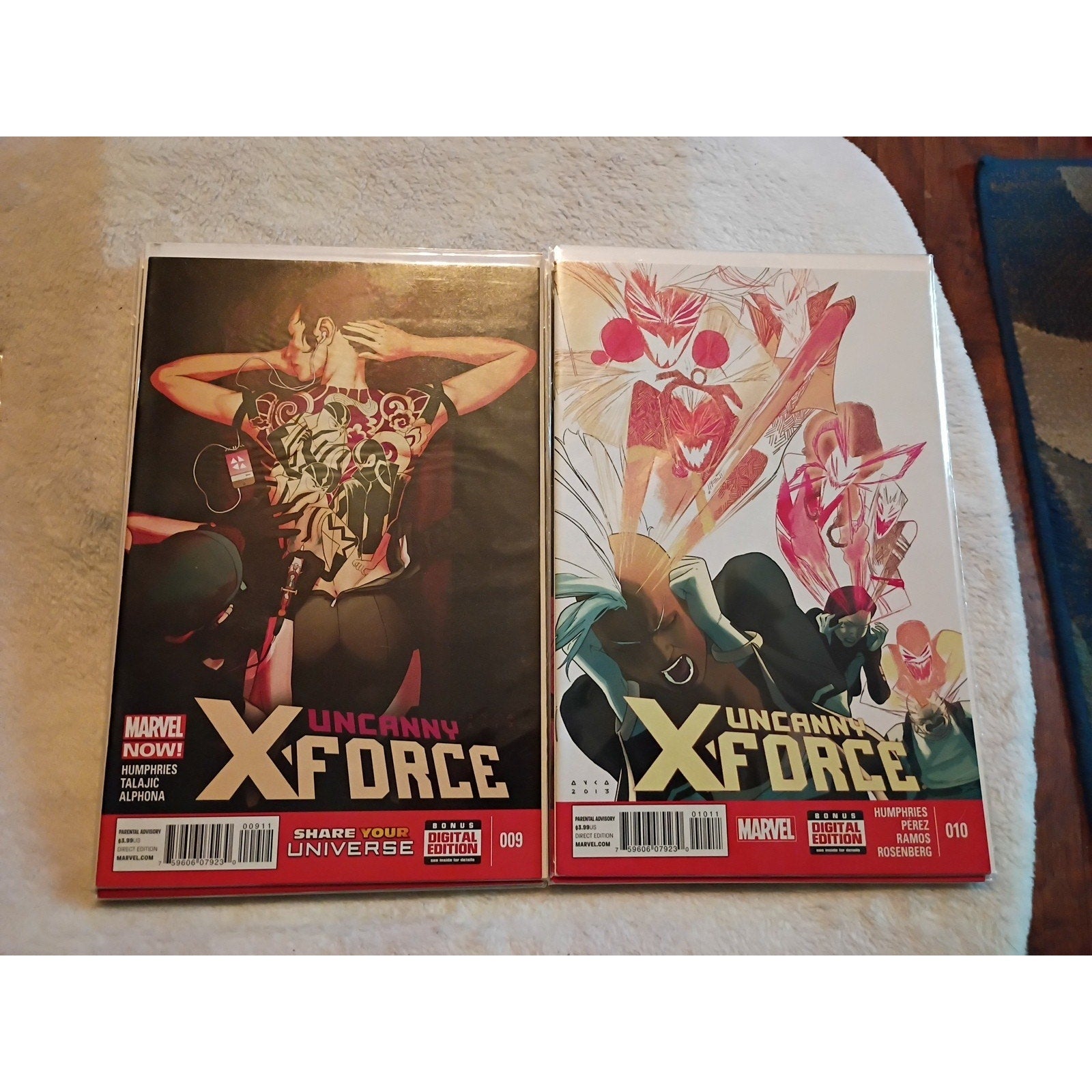 Uncanny X-Force #1-11 Full Run Marvel Comics Lot Of 11 VF To NM Bishop Psylocke