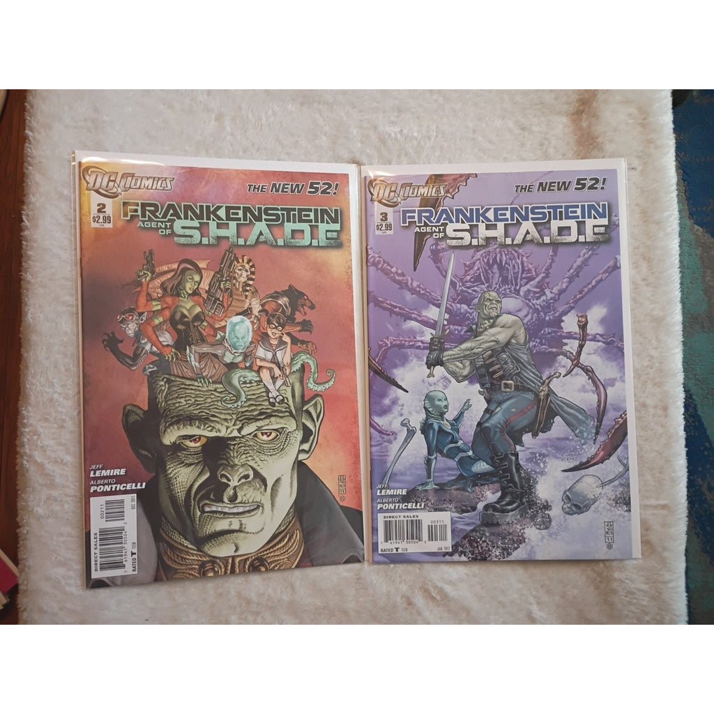 FRANKENSTEIN AGENT OF SHADE #0-16 DC COMIC SET COMPLETE 2011 VF/NM High Grade
