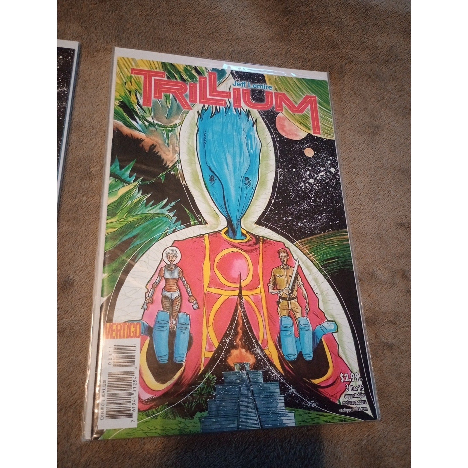 Trillium 1-5 (Vertigo 2013) Jeff Lemire Full Run Lot Of 5 VF To NM Condition