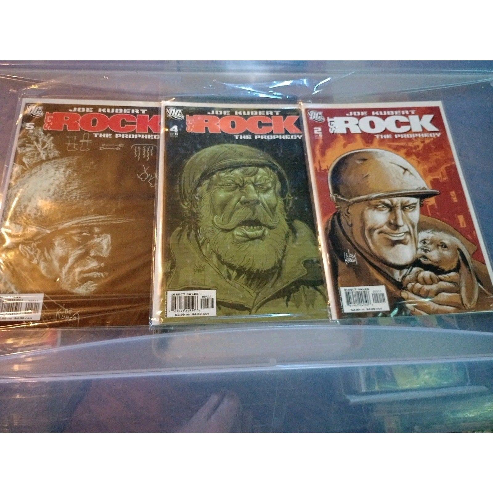 Sgt. Rock: The Prophecy #2 4 & 5. DC 2006 Joe Kubert Easy Company NM