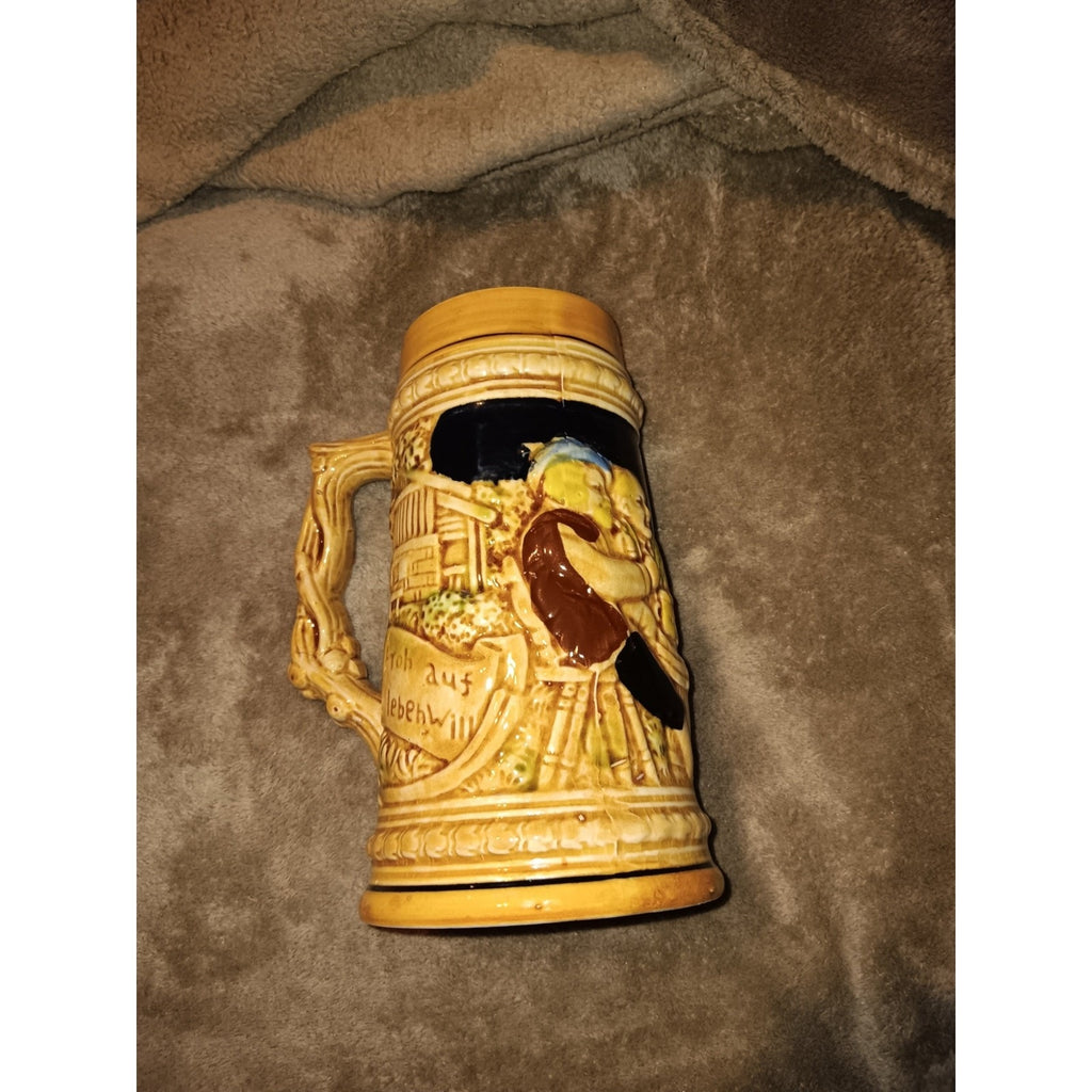 Vintage German Beer Stein Mug Excellent Condition Neat Piece
