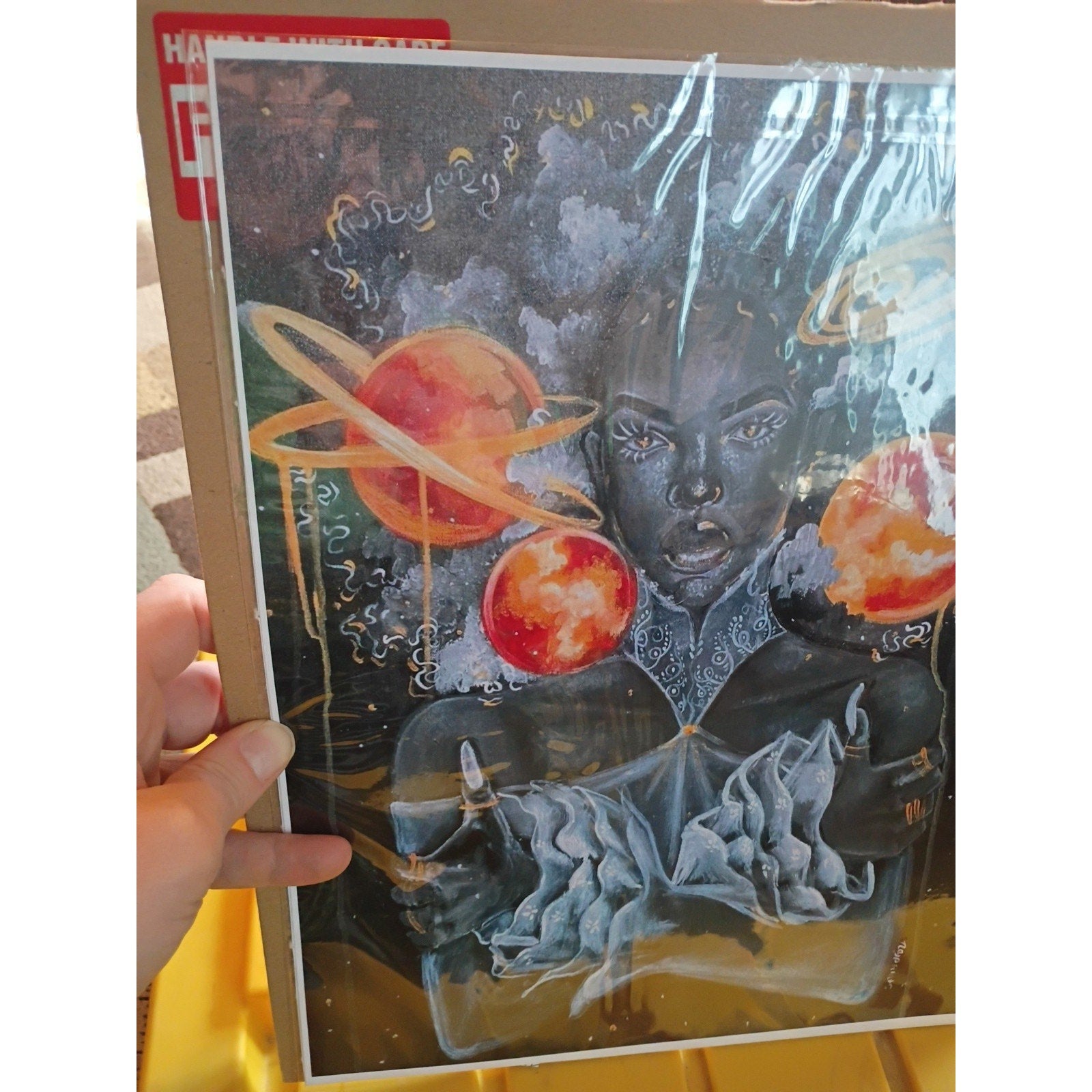 Anointed Arts 🎭 LLC. Unique and original Acrylic Art. "Sovereign" Print