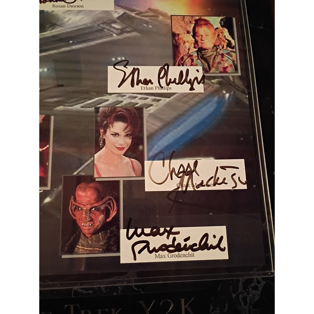 Signed Star Trek Voyager Love Trek Y2K Rare Comic Convention 6 Sigs #57/100 Nice