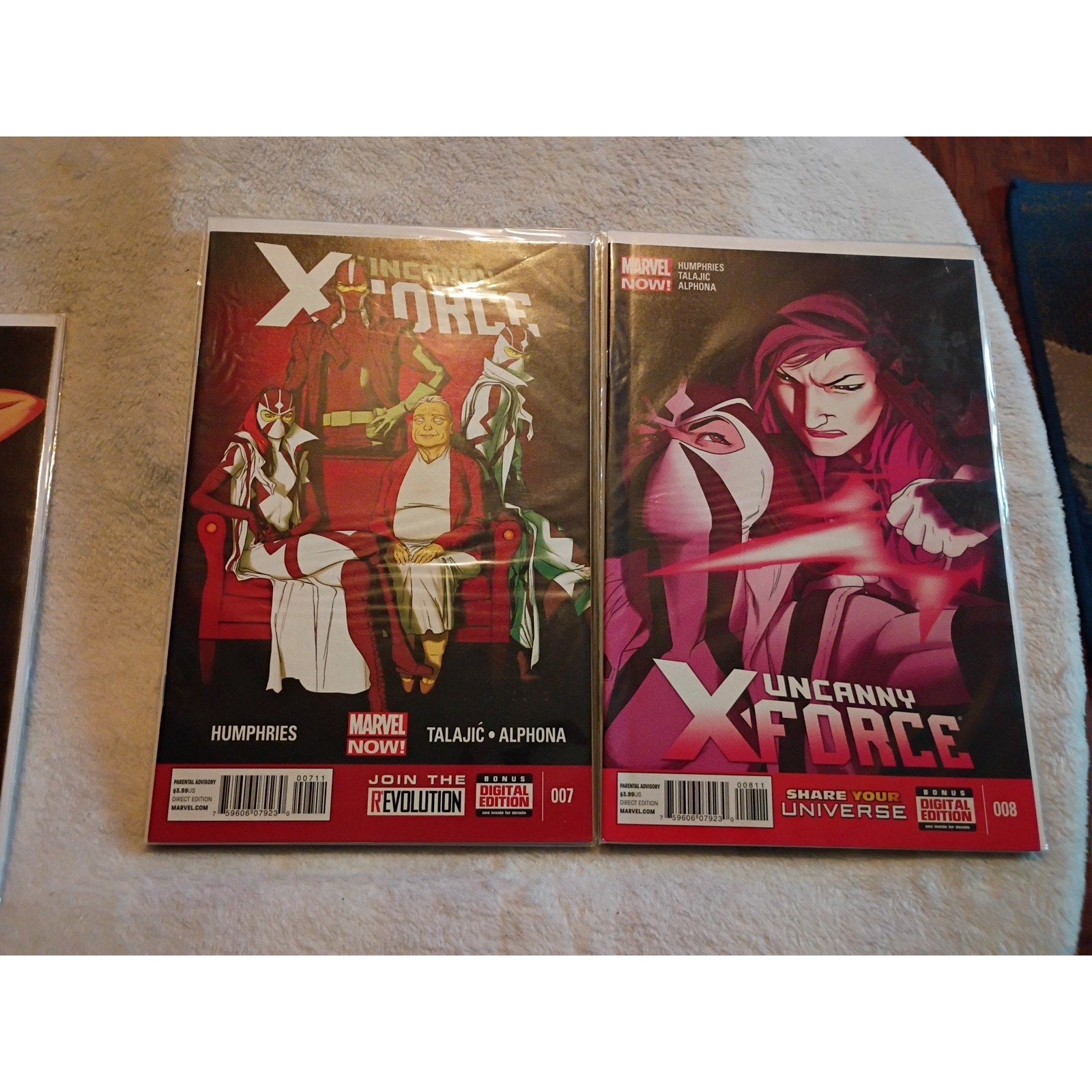 Uncanny X-Force #1-11 Full Run Marvel Comics Lot Of 11 VF To NM Bishop Psylocke