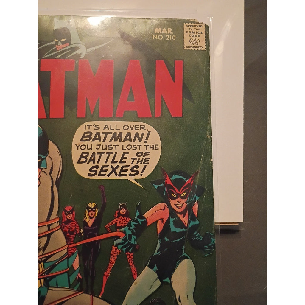 DC Comics BATMAN Lot Of 3 #210,255,309 Key 1st Lupus, New Catwoman Costume Gd-FN