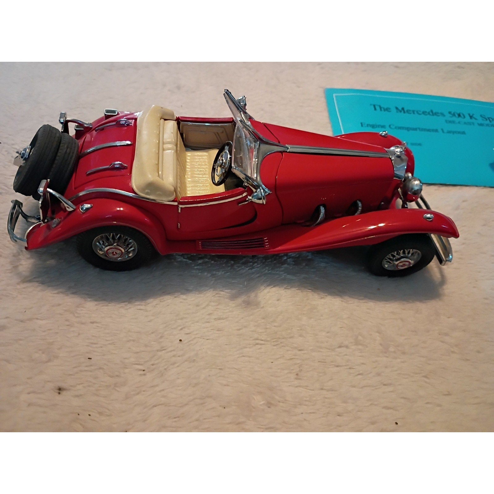 Lot Of 2 Franklin Mint 1993 Rolls-Royce Corniche IV & Mercedes 500k Roadster