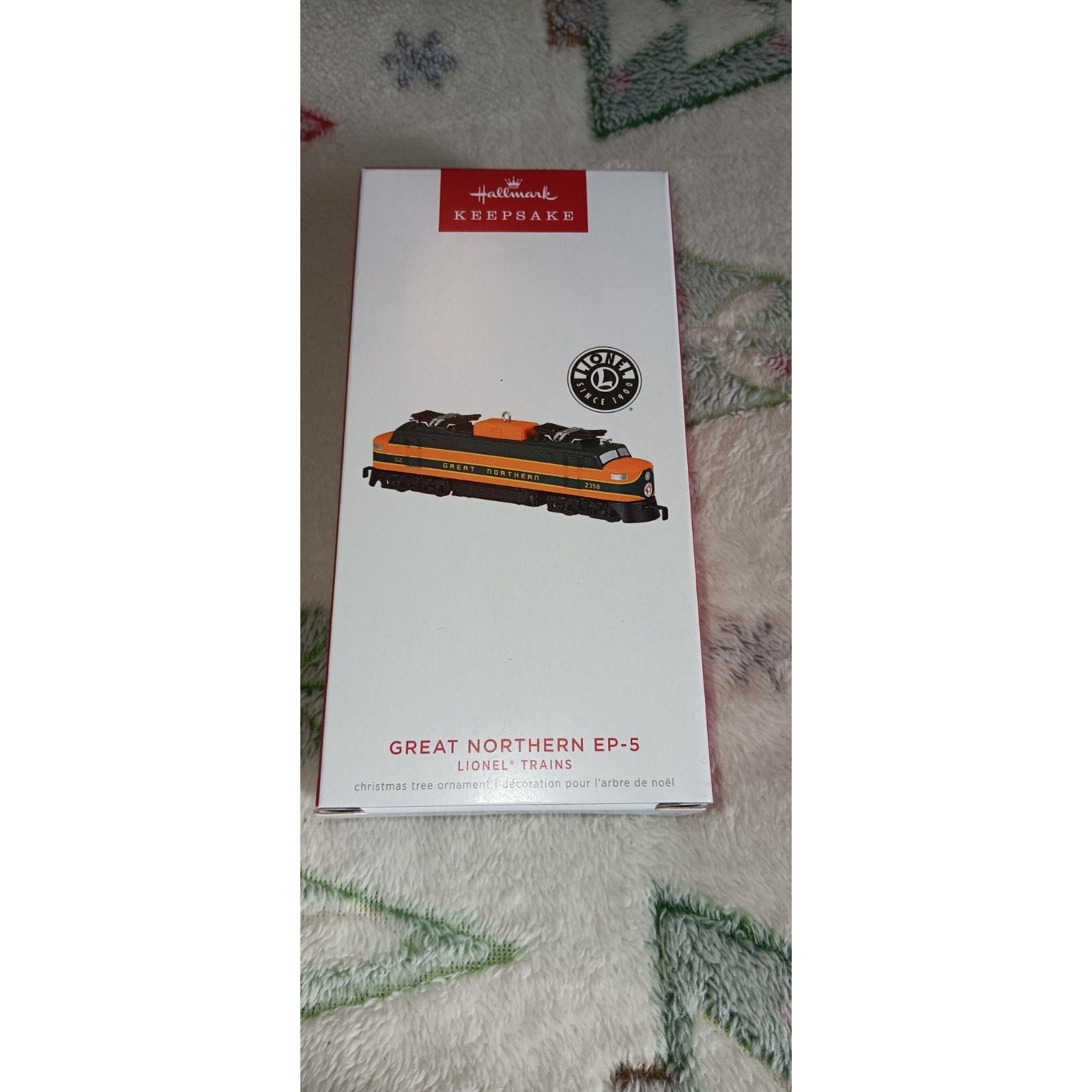 Hallmark Lionel Trains GREAT NORTHERN EP-5 Locomotive Christmas Ornament Used