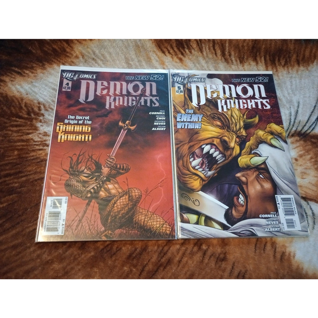 DC Comics Demon Knights #1 - 10 2011 New 52 First Ten Issues Job Lot VFN / NM