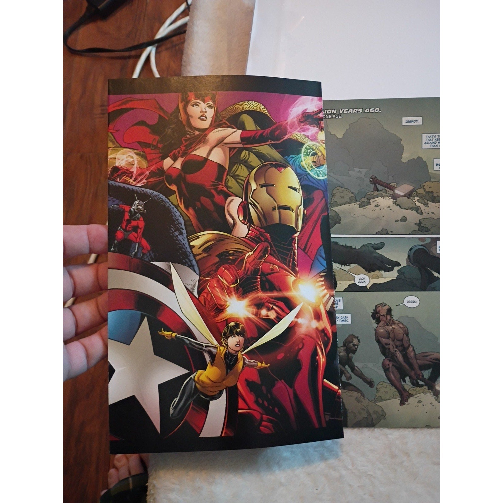 MARVEL LEGACY 1 KEY 1st app THE FALLEN/1,000,000 B.C. AVENGERS SPIDER MAN NM
