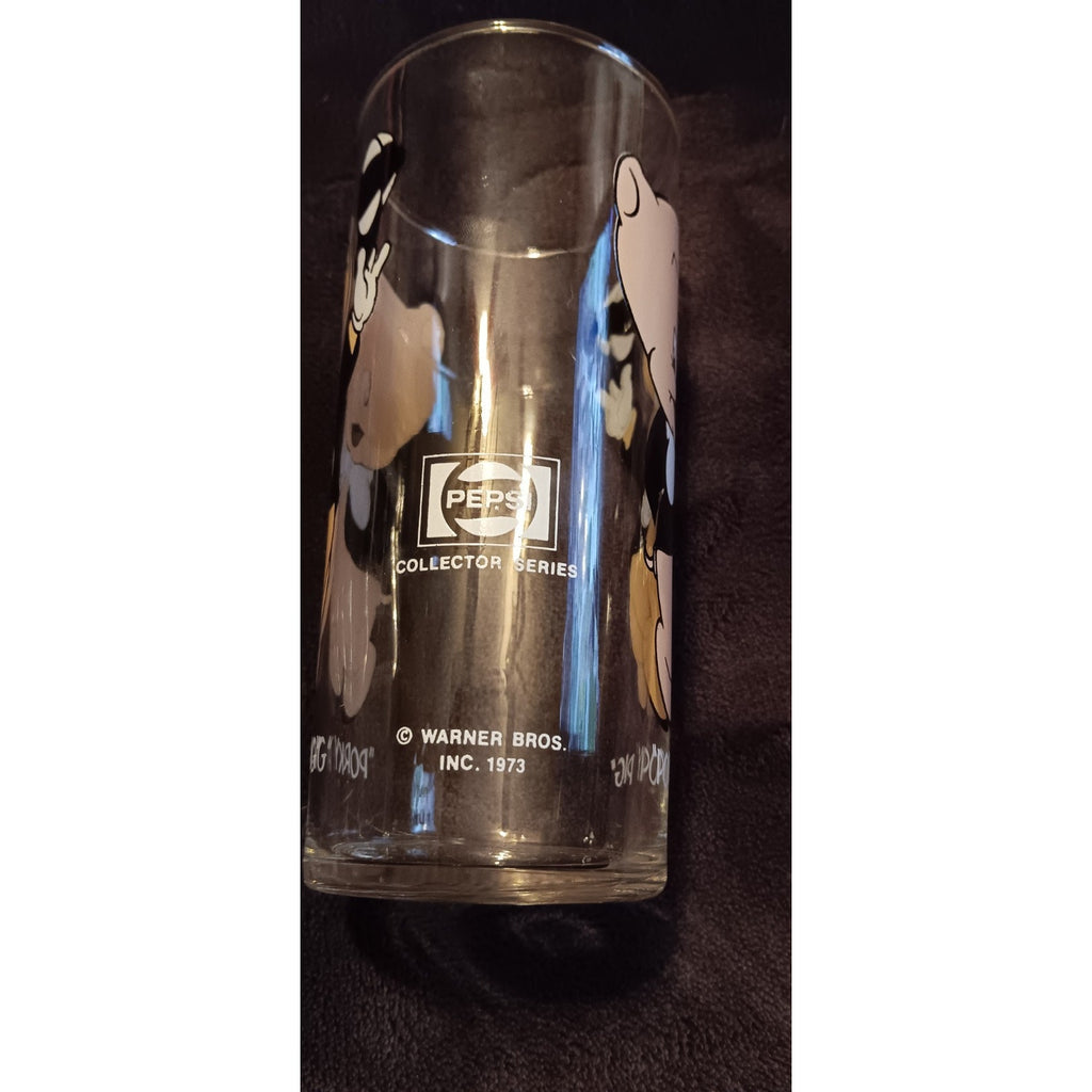Vintage 1973 Pepsi Porky Pig Looney Tunes Federal Thin Glass Very Nice