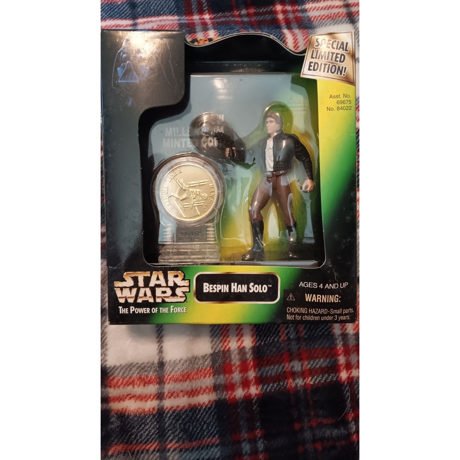 Star Wars: 1997 The Power of the Force: Bespin Han Solo Coin Collection NIP