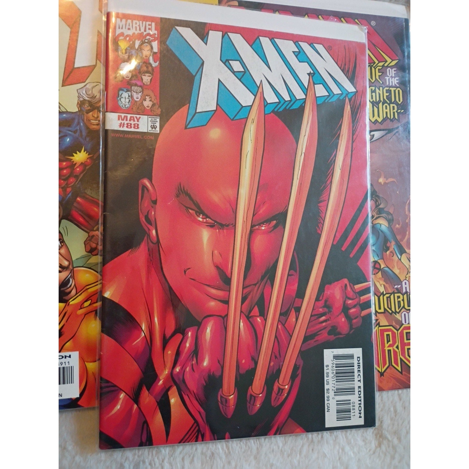 X-Men #85, 88-91, 102 Marvel Comic Lot Of 6 VF To NM Run Of 4 Magneto,Galactus