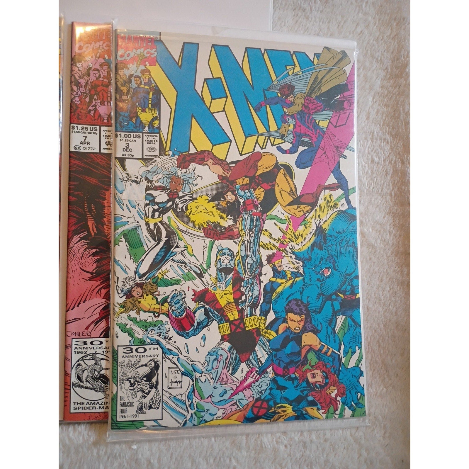 X-Men Volume 2 Lot 3 7 26 33 41 45 Vf-Nm 1991 Marvel Comics Lot Of 6 Jim Lee