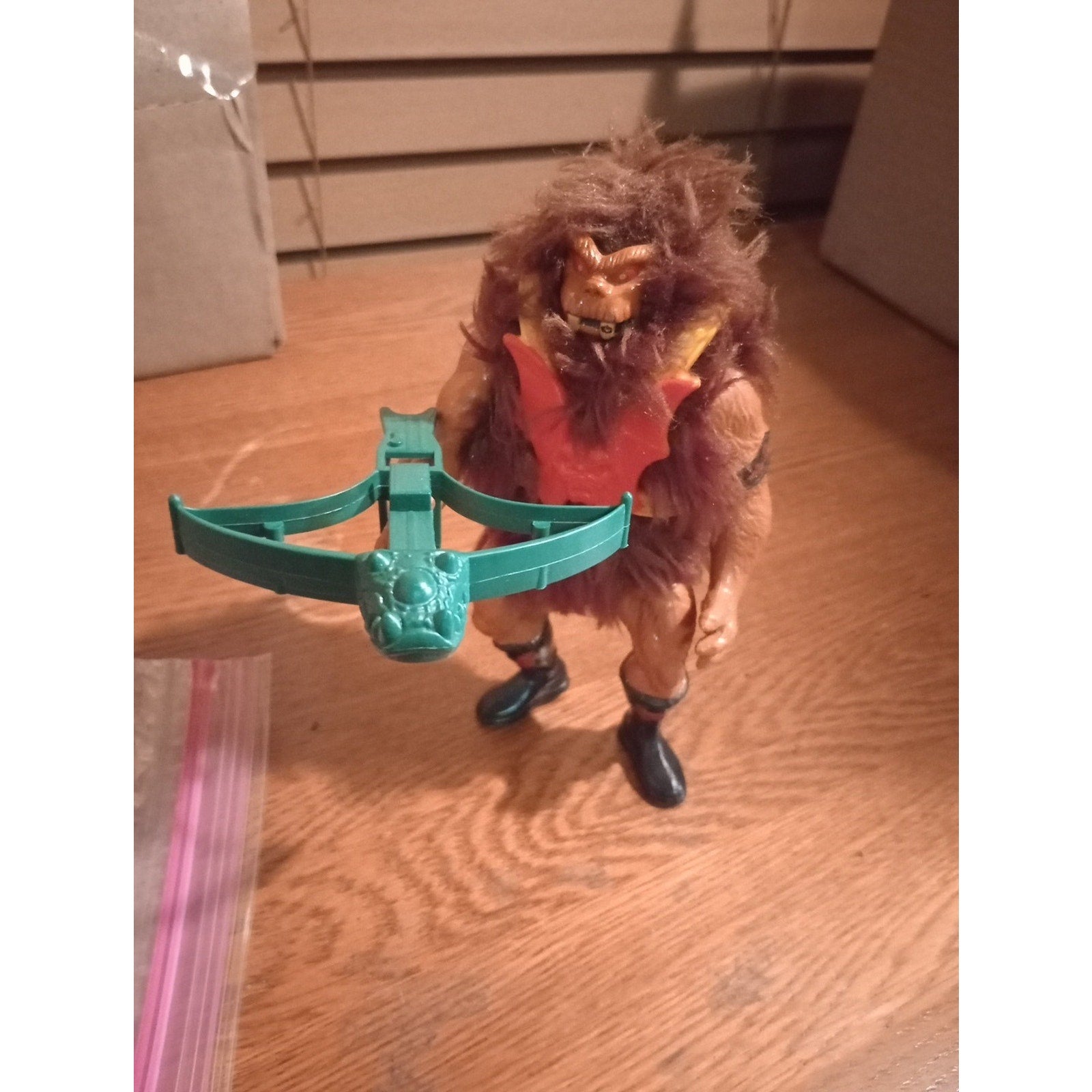 Vtg GRIZZLOR Motu Masters Of The Universe He-Man Action Figure Complete VF Nice