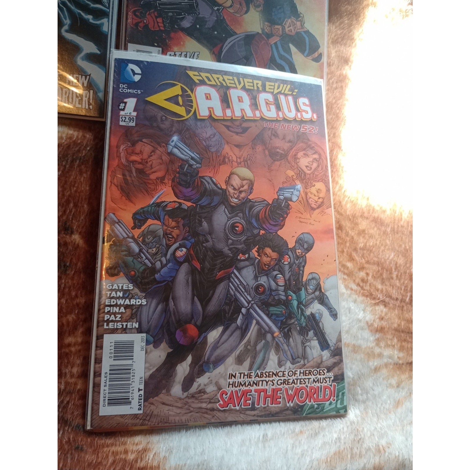 Forever Evil 1-2,4, Arkham #1, Argus1-3, Rogues 1-2, DC New 52 Evil Lot Of 9 VF+
