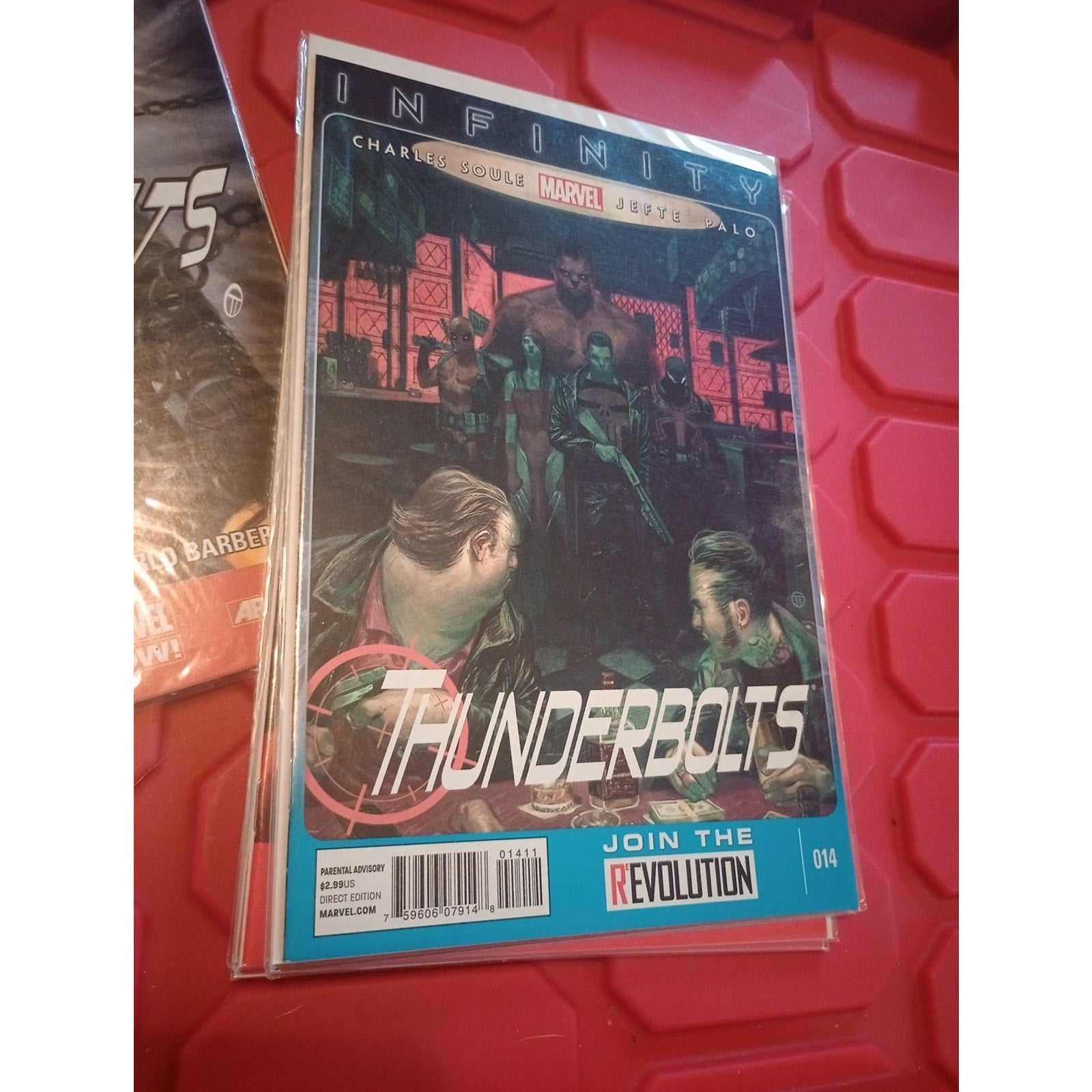 Thunderbolts Comic Lot Of 7 Marvel #1-4,14,20+Annual 1 Red Hulk Ghost Rider F/Nm