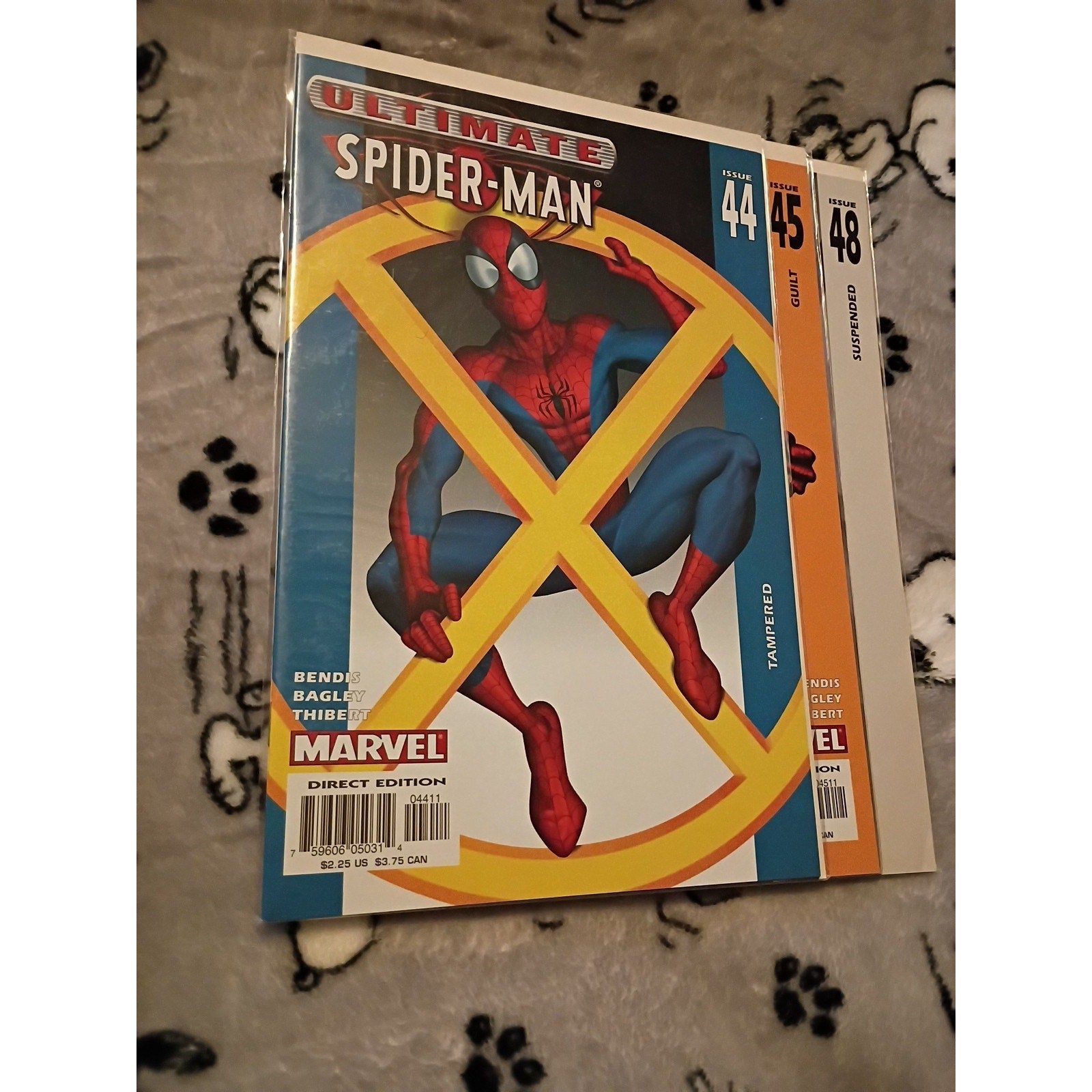 Ultimate Spider-Man #25, 37, 38, 39, 42, 43, 44, 45,48 Lot Of 9 Marvel Vf To NM