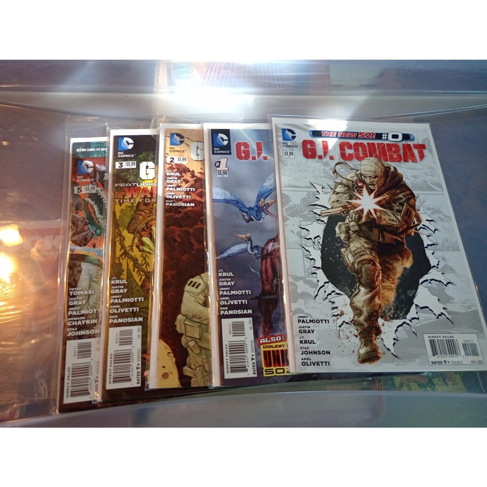 GI Combat 0-1-2-3-5 All NM Comics New 52 2012 War Comics