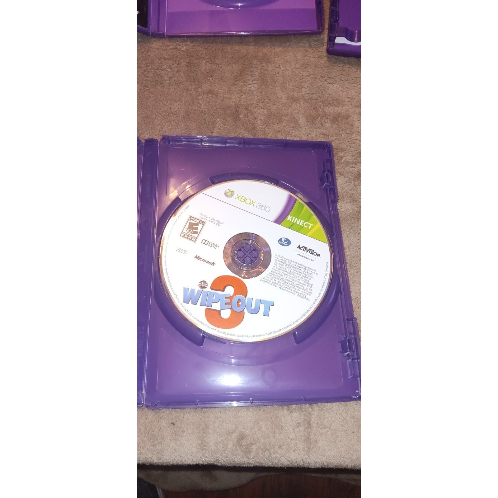 Lot of 8 XBOX 360 Kinect Games Including Just Dance Disney Joy Ride